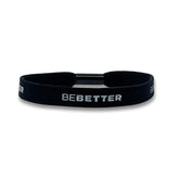 "BE BETTER" Stretch Bracelet - Black