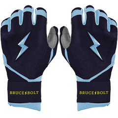 Bear Series Long Cuff Batting Gloves - Tampa Blue