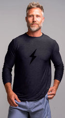 SuperSoft BOLT Long Sleeve Shirt - Charcoal