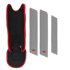 Grey Series Leg Guard - Red