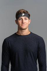 Performance Wide Headband - Black