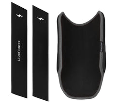 Chrome Series 9" Elbow Guard - Black