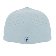SMART FIT Performance BOLT Game Hat - Ice Blue/Navy Bolt