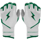 Chrome Series Long Cuff Batting Gloves - Green