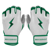 Chrome Series Short Cuff Batting Gloves - Green