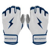 Chrome Series Short Cuff Batting Gloves - Navy