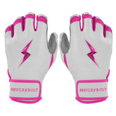 Chrome Series Short Cuff Batting Gloves - Pink
