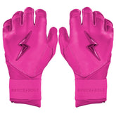 Max Clark Signature Series Long Cuff Batting Gloves - Pink