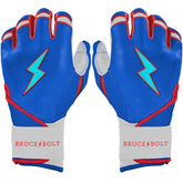 James Outman Signature Series Long Cuff Batting Gloves - Blue