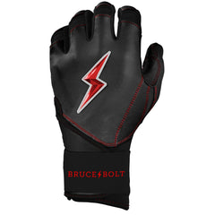 Bear Series Long Cuff Batting Gloves - Black