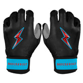 Bear Series Short Cuff Batting Gloves - Miami Black