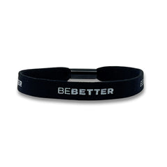 "BE BETTER" Stretch Bracelet - Black