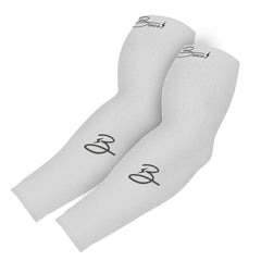 Golf Graduated Compression Sun Sleeves (2-Pack) - White