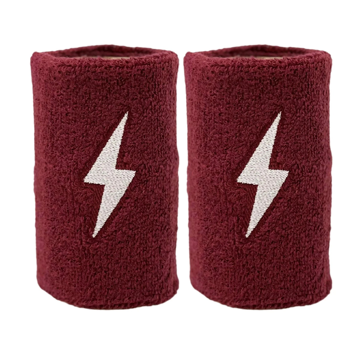 Premium Pro 4" Wristbands (2-Pack) - Maroon