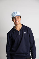 "BRUCE BOLT Golf Club" Rope Hat - Baby Blue