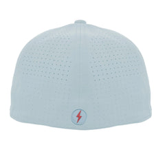 SMART FIT Performance BOLT Game Hat - Ice Blue/Red Bolt