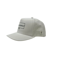 "BRUCE BOLT" Standard Snapback Hat - Grey
