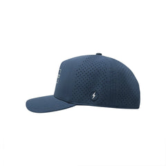 "BRUCE BOLT" Standard Snapback Hat - Navy