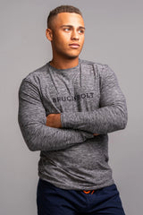 SuperSoft "BRUCE BOLT" Long Sleeve Shirt - Grey