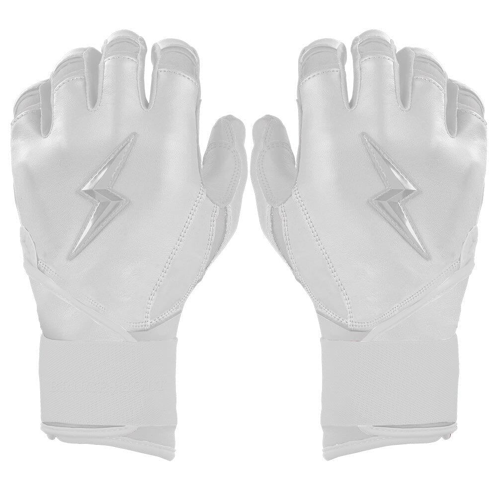 Bear Series Long Cuff Batting Gloves - Whiteout