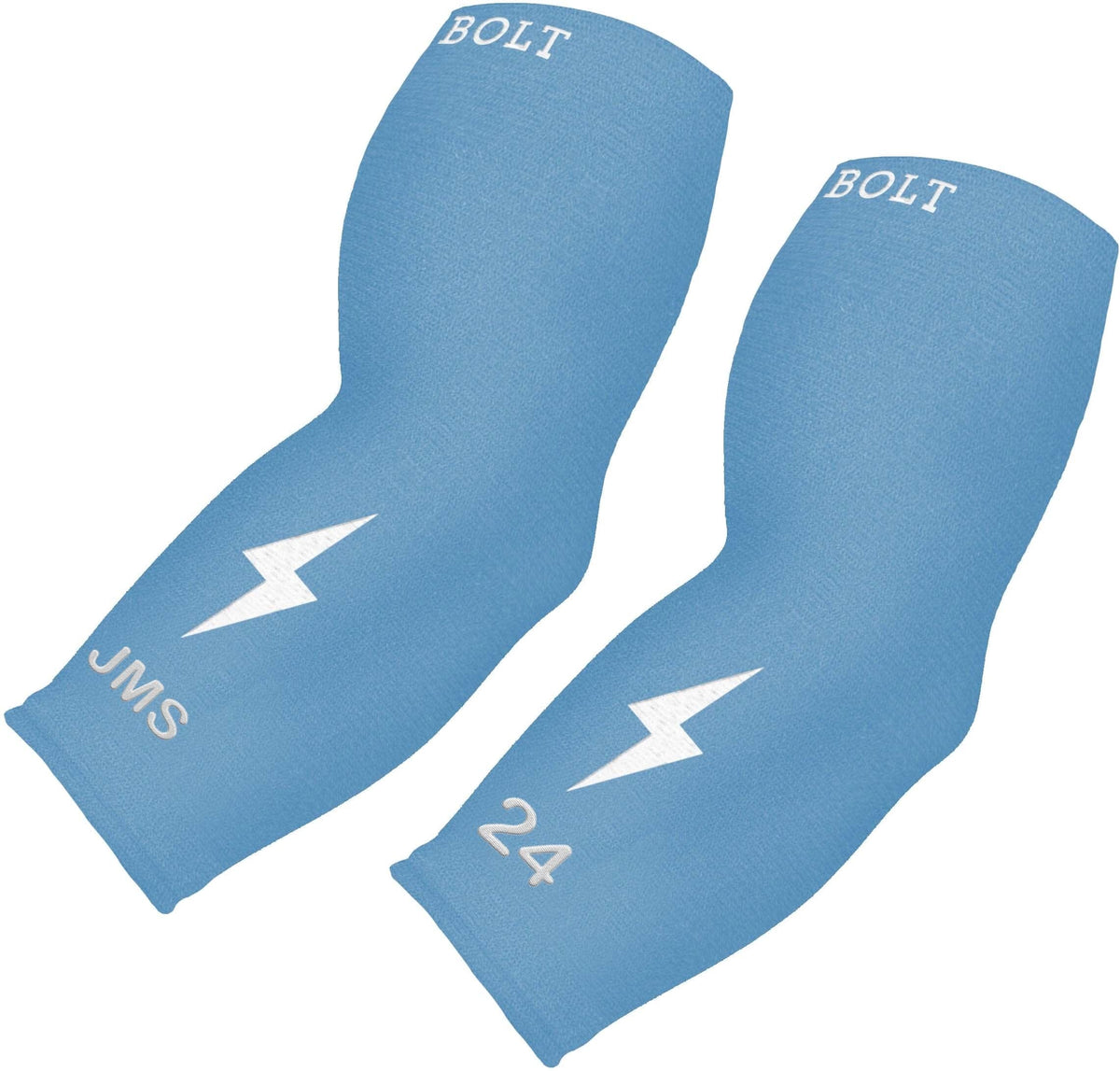 Personalized Graduated Compression Premium 3/4 Arm Sleeve - Baby Blue