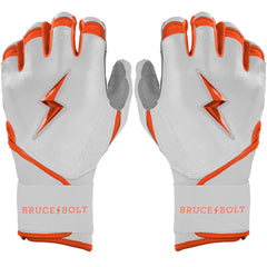 Chrome Series Long Cuff Batting Gloves - Orange