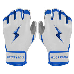 Chrome Series Short Cuff Batting Gloves - Royal