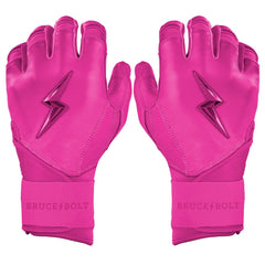 Max Clark Signature Series Long Cuff Batting Gloves - Pink