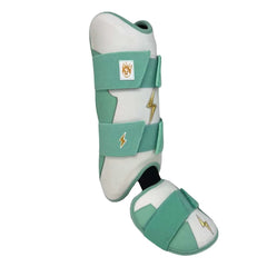 King of JUCO Creator Series Leg Guard - White/Mint