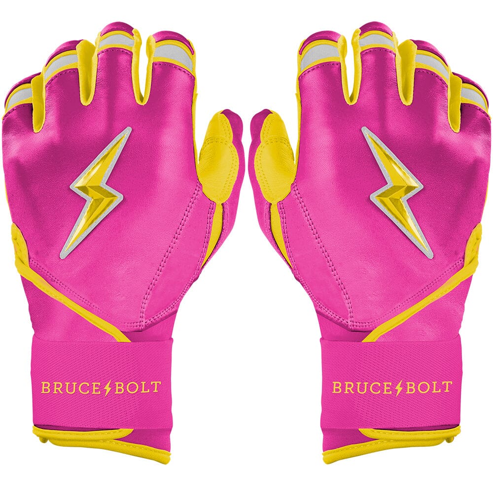 Dexter McCleon Jr. Signature Series Long Cuff Batting Gloves - Pink Lemonade