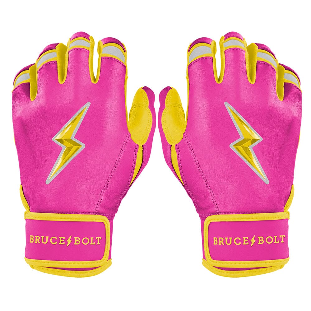 Dexter McCleon Jr. Signature Series Short Cuff Batting Gloves - Pink Lemonade